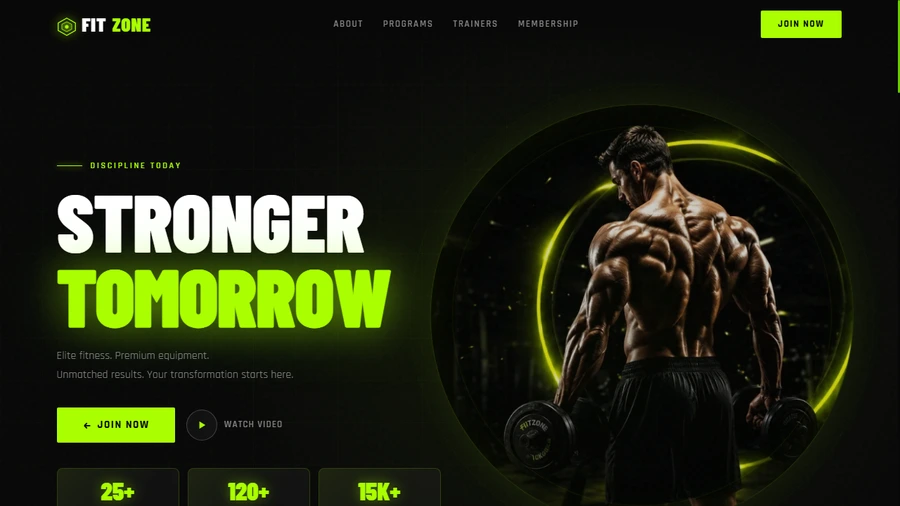 gym website